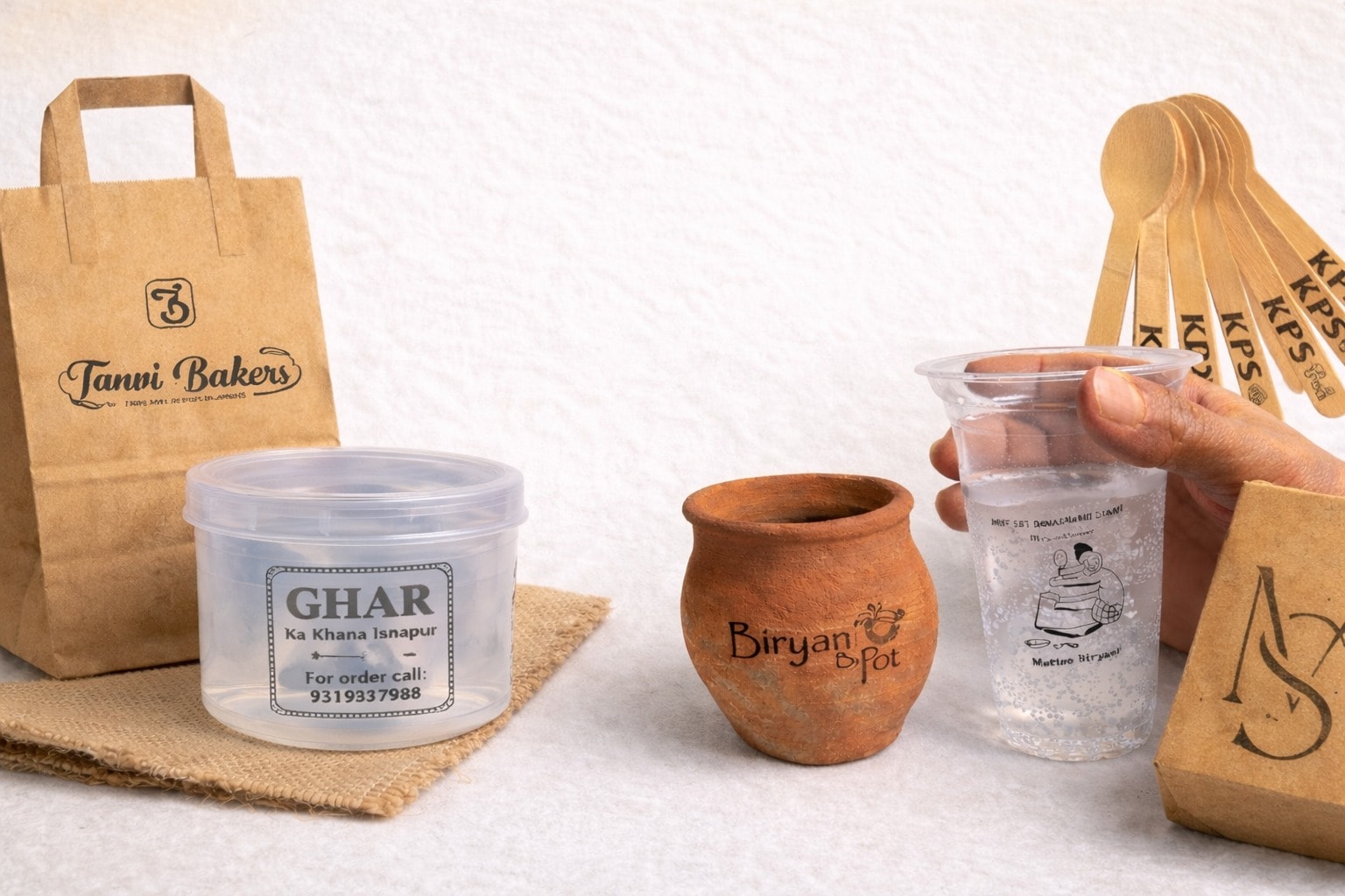 Custom stamps and packaging materials